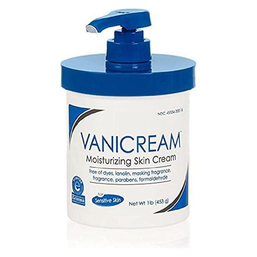 Vanicream Vanicream Moisturizing Skin Cream with Pump Dispenser 16 Oz Moisturizing Skin Cream Midnight Blue