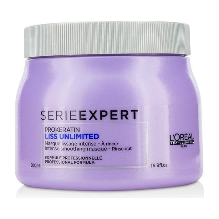 L'Oreal L'Oreal Serie Expert Liss Ultime Smoothing Masque 16.9 oz Hair Mask Light Steel Blue