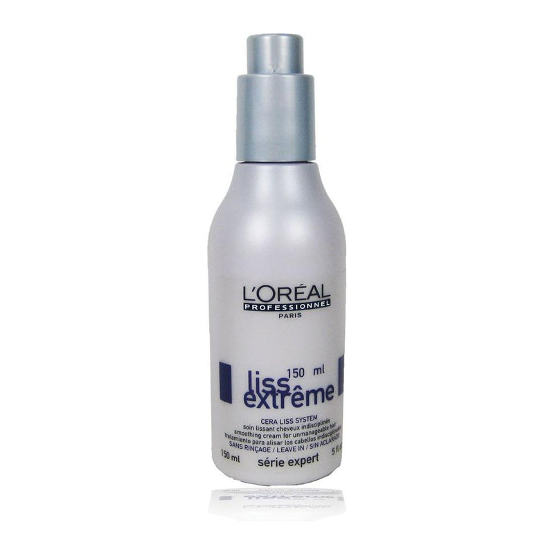 L'Oreal L'Oreal Serie Expert Liss Extreme Smoothing Cream For Unmageable Hair 5 Oz Hair Smoothing Cream Gray