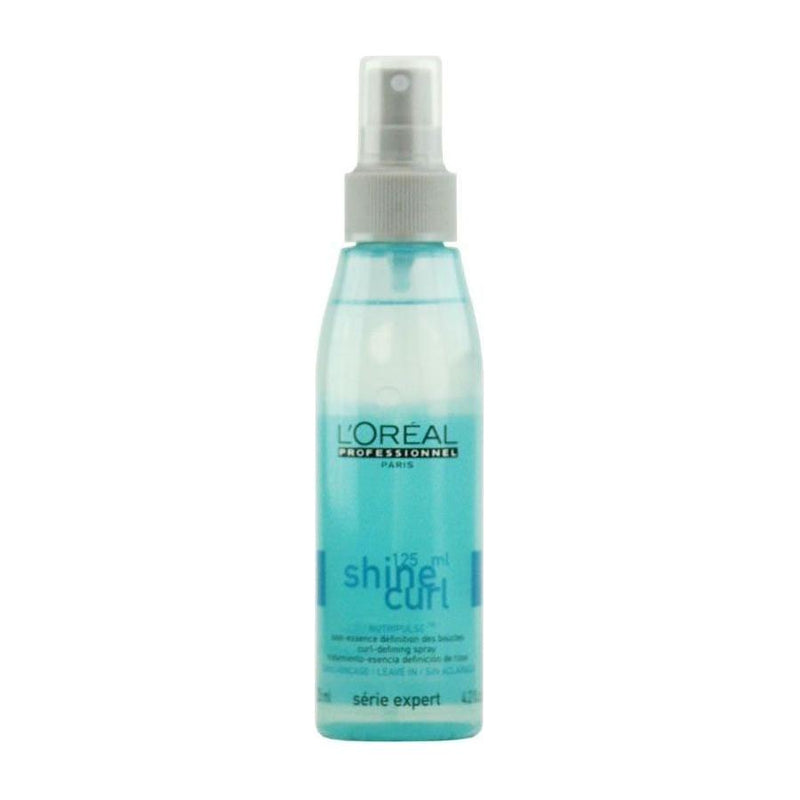 L'Oreal L'Oreal Serie Expert Shine Curl Defining Spray 4.2 Oz Hair Spray Medium Aquamarine