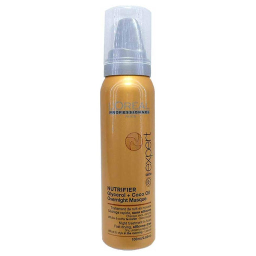 L'Oreal L'Oreal Professional Nutrifier + Coco Oil Overnight Masque 2.86oz Hair Masque Dark Khaki