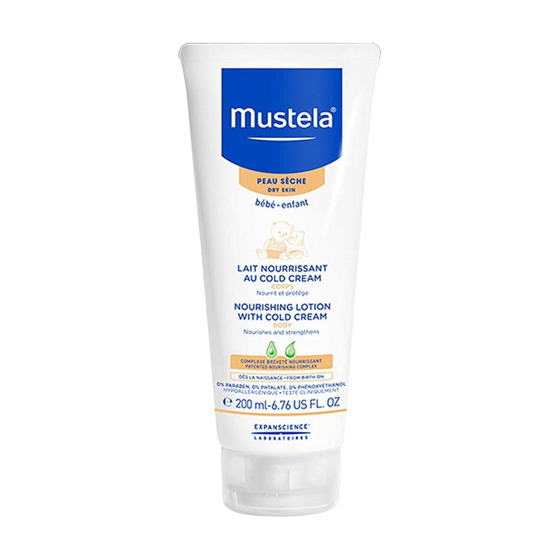 Mustela Mustela Nourishing Body Lotion With Cold Cream For Dry Skin 6.76 Oz Body Lotion Dark Slate Blue