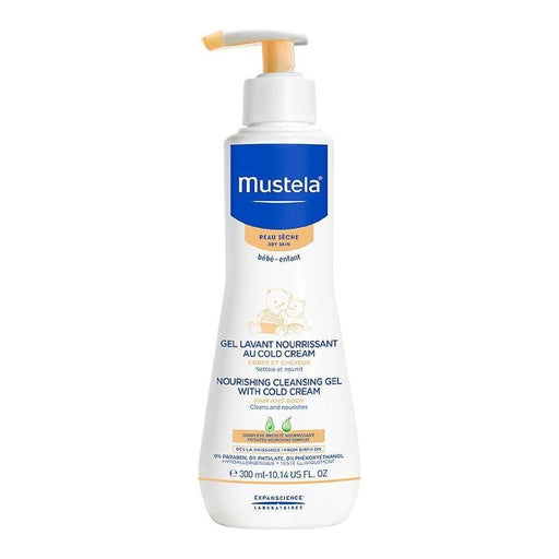 Mustela Mustela Nourishing Cleansing Gel With Cold Cream 10.14 Oz Cleansing Gel Beige