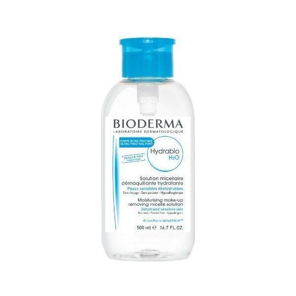 Bioderma Bioderma Hydrabio H2O Moisturising Micellar Water Makeup Remover Sensitive Skin - 16.9 Oz Skin Cleanser Light Sea Green