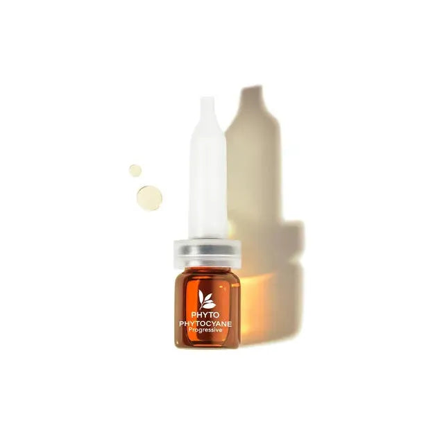 Phyto Phyto PhytoCyane Progressive Anti-Hair Loss Treatment 12 x 5ml Hair Loss Treatment Tan