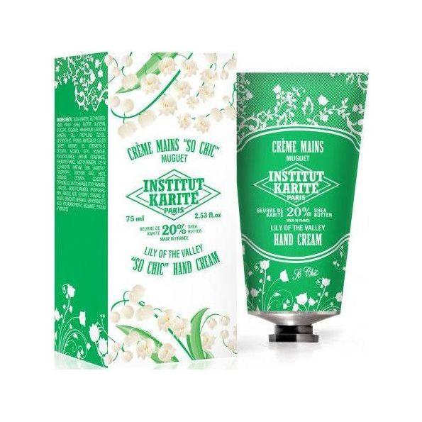 Institut Karite Paris Institut Karite Paris Shea Hand Cream So Chic Lily Of The Valley 75Ml Hand Cream Sea Green