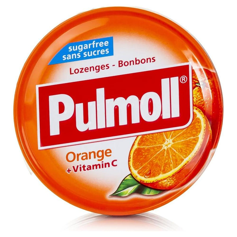 Pulmoll Pulmoll Orange + Vitamin C Sugar Free Lozenges 45g Lozenges Firebrick