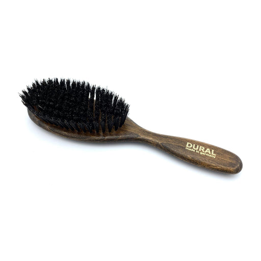 Dural Dural Hair Brush 10 Rows Beech Wood Wildboar Bristler Hair Brush Black