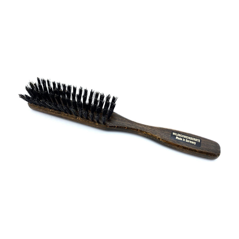 Dural Dural Hair Brush 4 Row Beech Wood Wildboar Bristles Hair Brush Dark Slate Gray