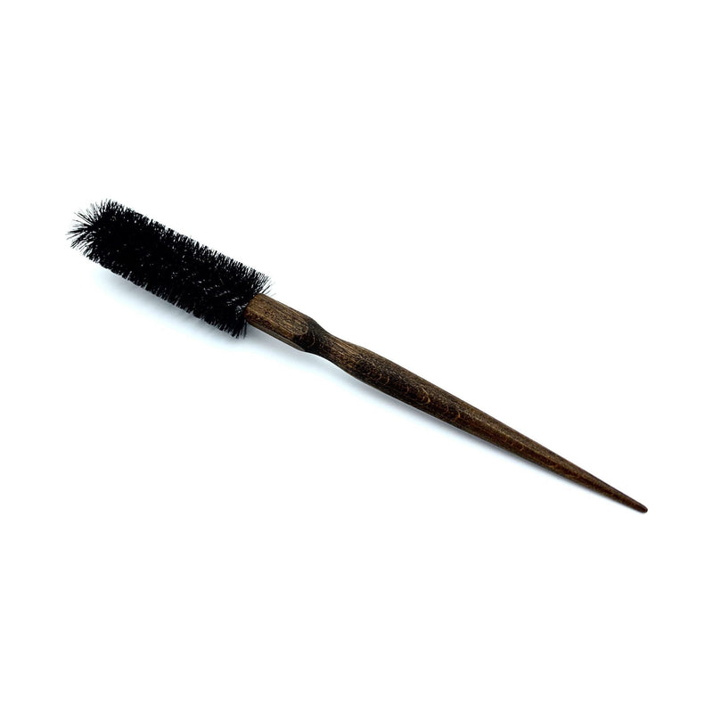 Dural Dural Curling Hair Brush For Styling & Care Boar Bristle Beech Wood Hair Brush Lavender