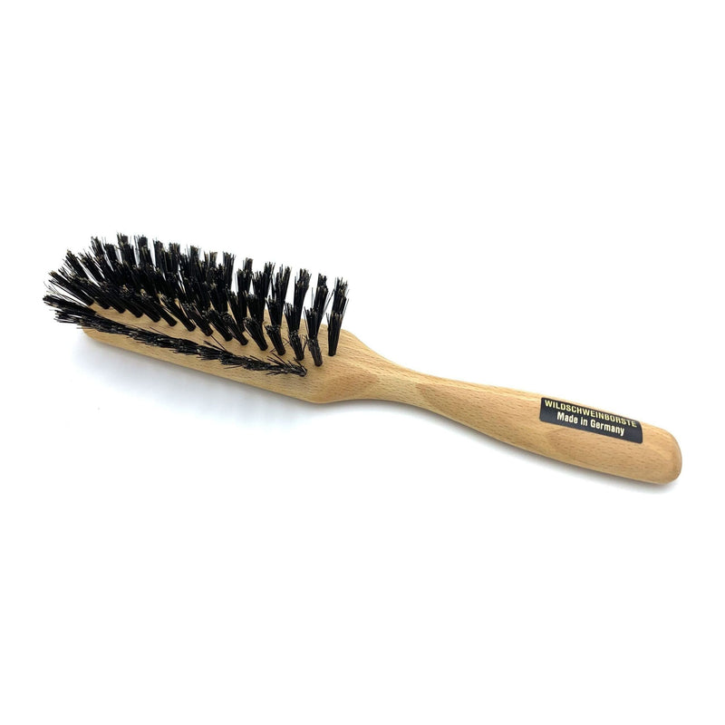 Dural Dural Hair Brush 5 Rows Beech Wood Pure Boar Bristles Hair Brush Rosy Brown