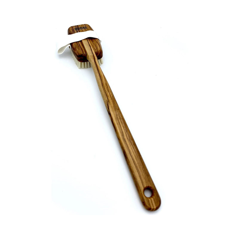 Dural Dural Bath & Massage Brush Light Natural Bristles Olive Wood Bath & Massage Brush Lavender