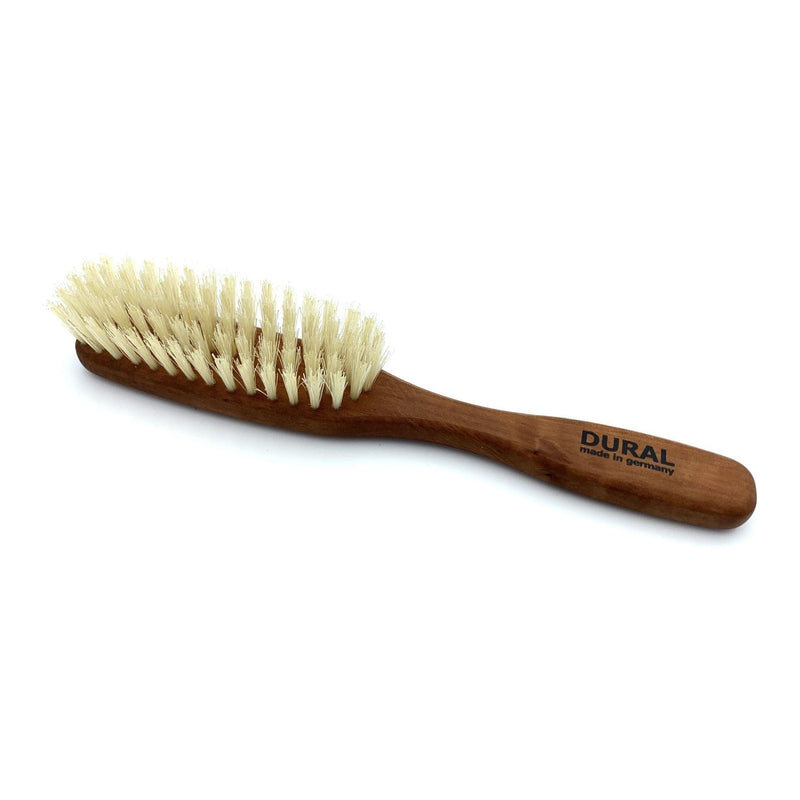 Dural Dural Hair Brush 5 Rows Pear Wood Light Boar Bristles Hair Brush Light Gray