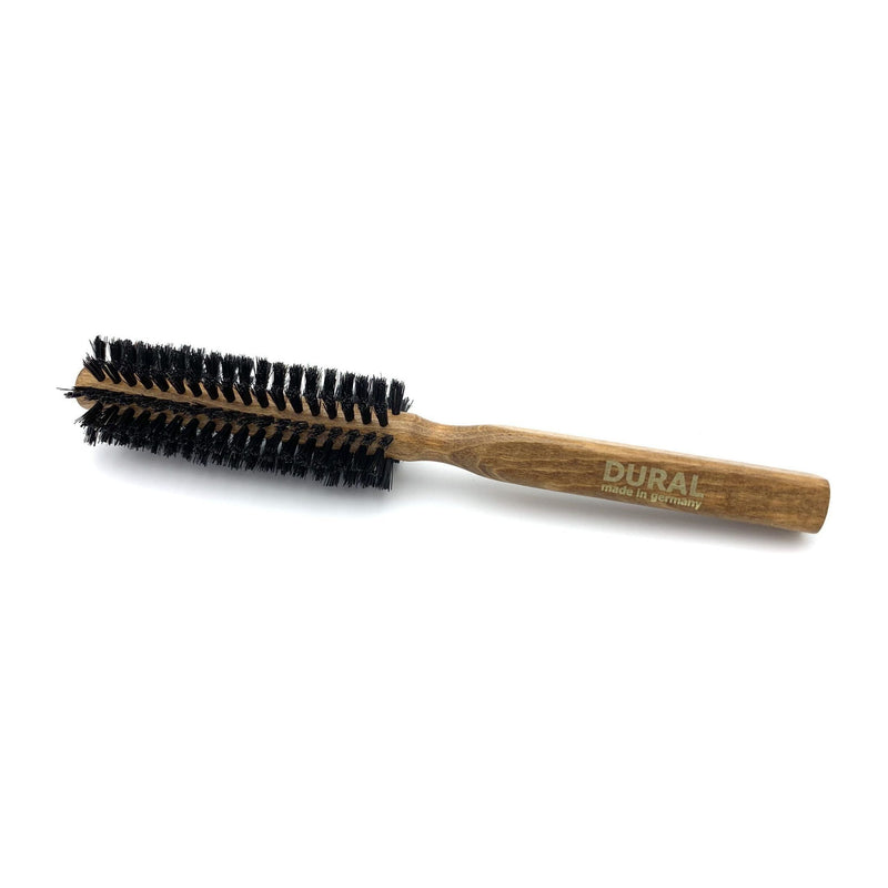 Dural Dural Round Styler Hair Brush For Styling & Care Boar Bristles Beech Wood Hair Brush Dim Gray