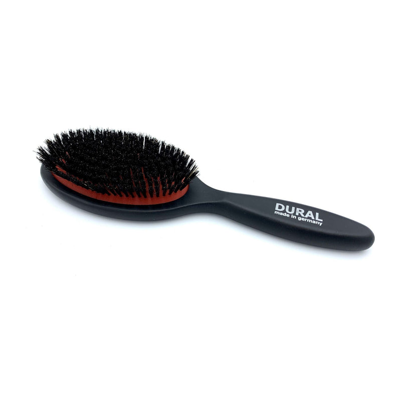 Dural Dural Pure Wild Boar Bristles Extra Thin Bundles Hair Brush Black