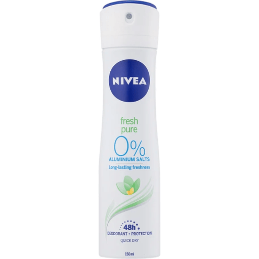 Nivea Nivea Fresh and Pure Womens Deodorant Spray 150ml Deodorant Spray Lavender