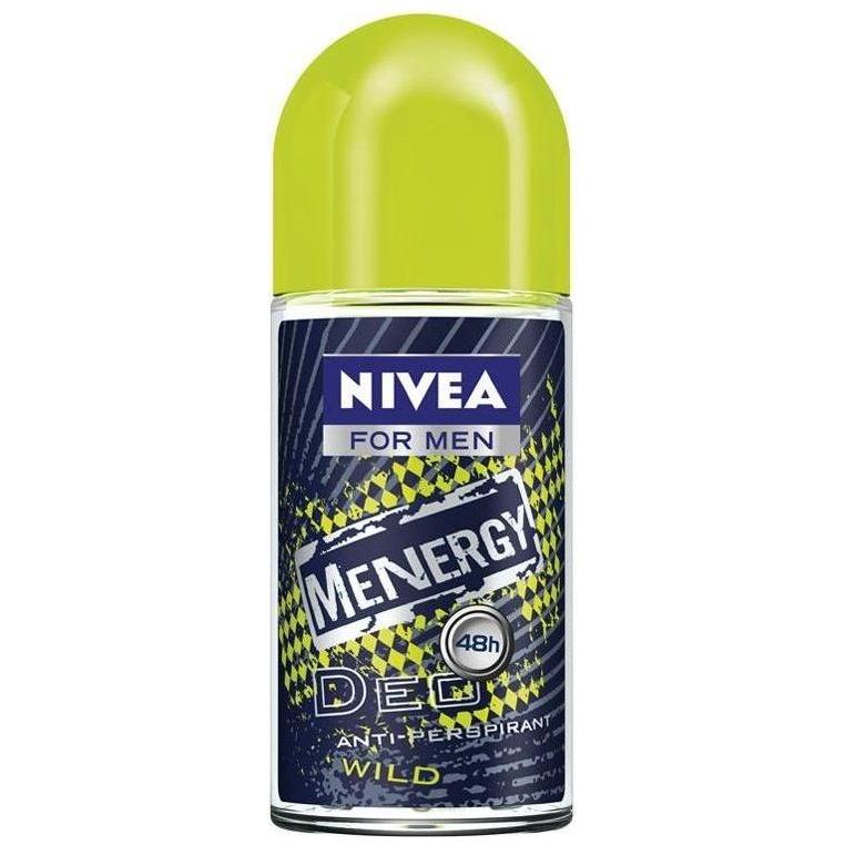 Nivea Nivea Deo Roll On Menergy Wild Men 50ml Deodorant Dark Slate Gray