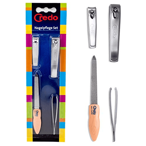 Credo Credo Metal Nail File And Buffer 3842 Cosmetics Gray