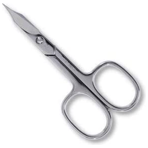 Credo Credo Nail Scissors 3,5' Bent 08518 Cosmetics Light Gray