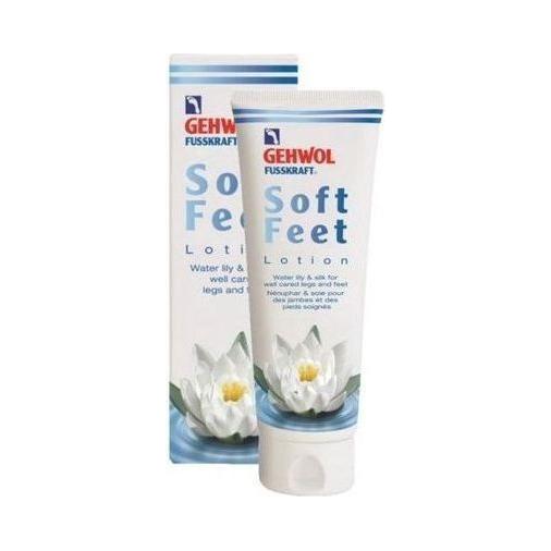 Gehwol Gehwol Fusskraft Soft Feet Lotion Water lily & Silk for legs & Feet 4.4 oz Foot Lotion Light Gray