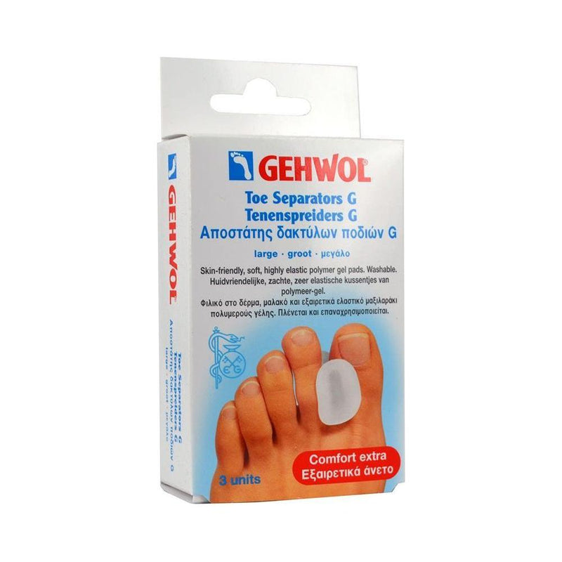 Gehwol Gehwol Toe Separators Large 3ct Toe Separators Light Gray