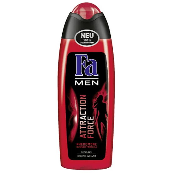 Fa Fa Men Shower Gel Attractive Force 8.4 fl oz SkinCare Maroon