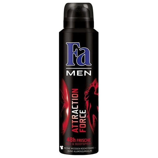 Fa Fa Men Attraction Force 48 Hour 150ml Personal Care Black