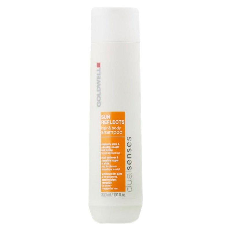 Goldwell Goldwell Sun Reflects Hair & Body Shampoo 300ml Shampoo & Conditioner Antique White