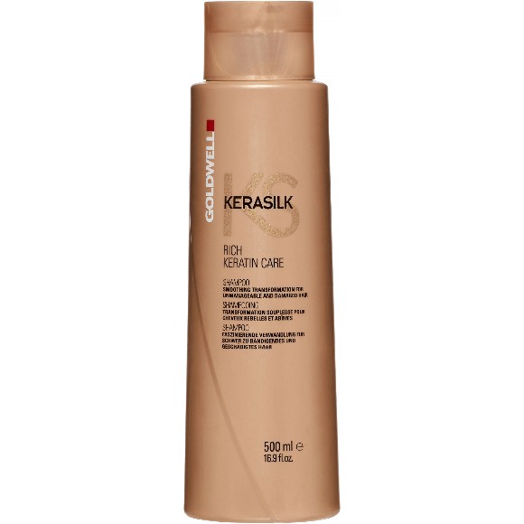 Goldwell Goldwell Kerasilk Rich Keratin Care Shampoo 16.9 oz Shampoo Rosy Brown