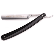 Dovo Dovo Best Quality 5/8" Full Hollow Carbon Steel Straight Razor - Black Celluloid Straight Razor Light Gray