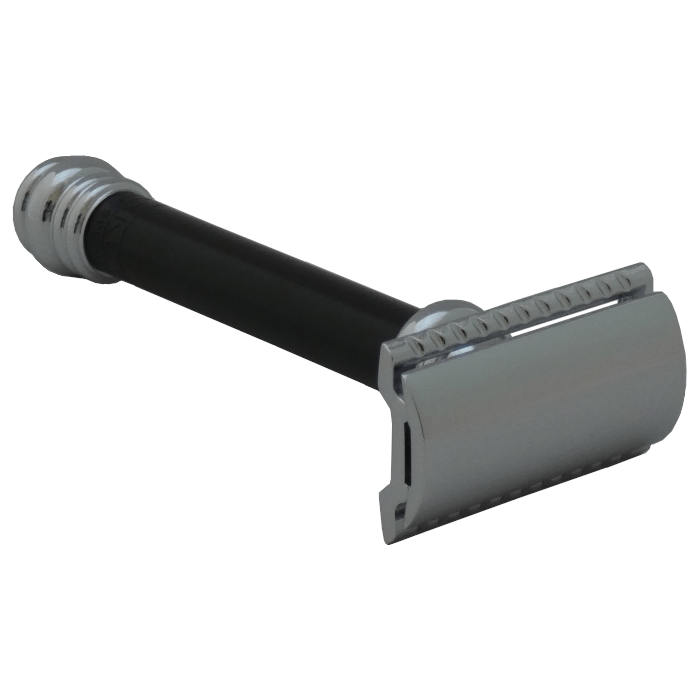 Merkur Merkur 38C Black Barber Pole Handle Double Edge Safety Razor [38 011] Safety Razor Dim Gray