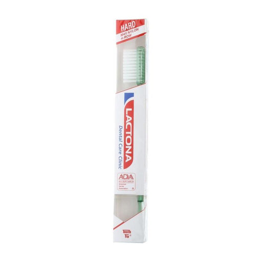 Lactona Lactona Hard M 41 Nylon 4-Row Toothbrush Toothbrush Light Gray