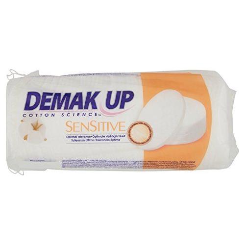 Demak`up Demak'up Sensitive Set of 48 Oval Makeup Remover Cottons Makeup Remover Cottons Light Gray