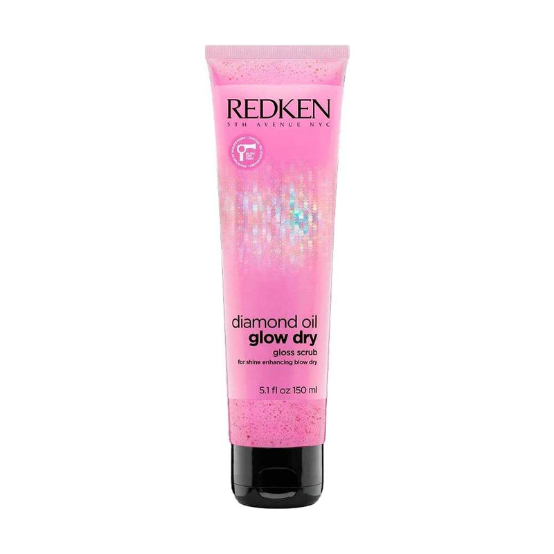 Redken Redken Diamond Oil Glow Dry Gloss Scrub 5.1 oz. Hair Gloss Scrub Light Pink