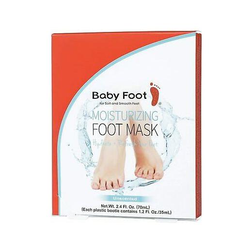 Baby Foot Baby Foot Moisturizing Foot Mask Unscented  2.4 fl oz Moisturizer White Smoke