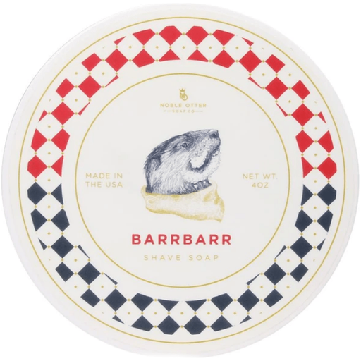 Noble Otter Noble Otter Soap Co. Barrbarr Shaving Collection Shaving Set Beige Aftershave Splash 4 oz,Aftershave Balm 4 oz