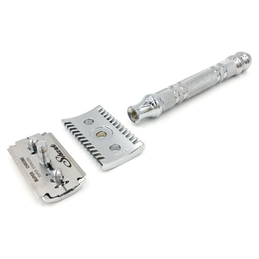 Parker Parker 24C Open Comb Safety Razor Safety Razor Light Gray