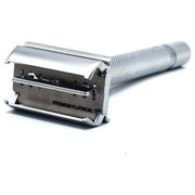Parker Parker 74R SC Satin Chrome Heavyweight Butterfly Open Safety Razor Safety Razor Light Gray