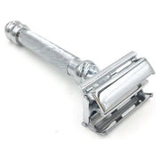 Parker Parker 99R Chrome Super Heavyweight Long Handle Butterfly Safety Razor Safety Razor Light Gray