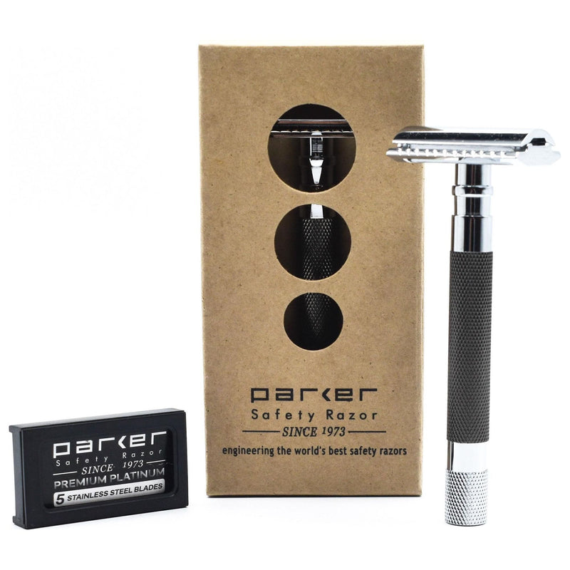 Parker Parker 56R-GR Graphite Safety Razor Safety Razor Rosy Brown