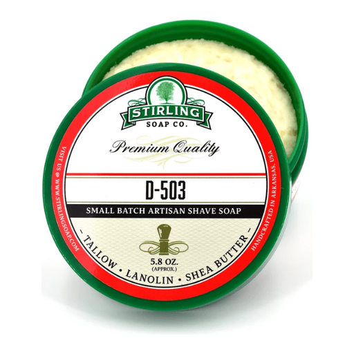 Stirling Soap Co Stirling Soap Co. D-503 Shaving Collection Shaving Set Light Gray Shaving Soap 5.8oz