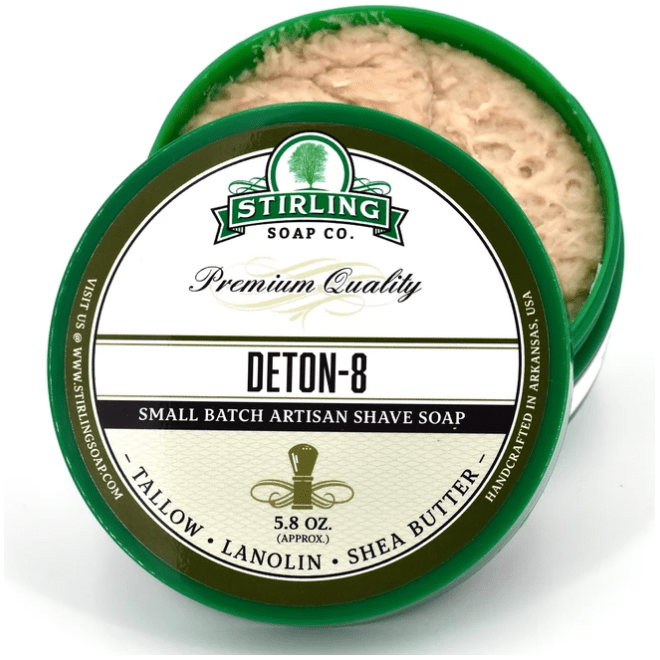Stirling Soap Co Stirling Soap Co. Denton-8 Shaving Collection Shaving Set Dark Slate Gray Shaving Soap 5.8oz