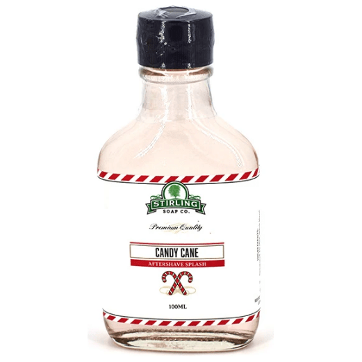 Stirling Soap Co Stirling Soap Co. Candy Cane Shaving Collection Shaving Set Dark Slate Gray Aftershave 3.4oz