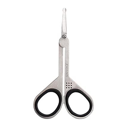 Seki Edge Seki Edge Stainless Steel Nostril Scissors SS-908 Nostril Scissors Light Gray