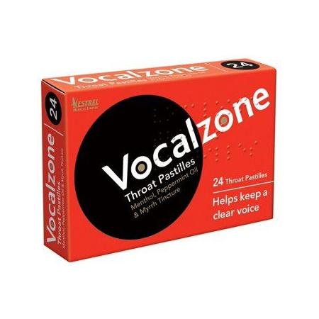 Vocalzone Vocalzone Throat 24 Pastilles Throat Pastilles Chocolate