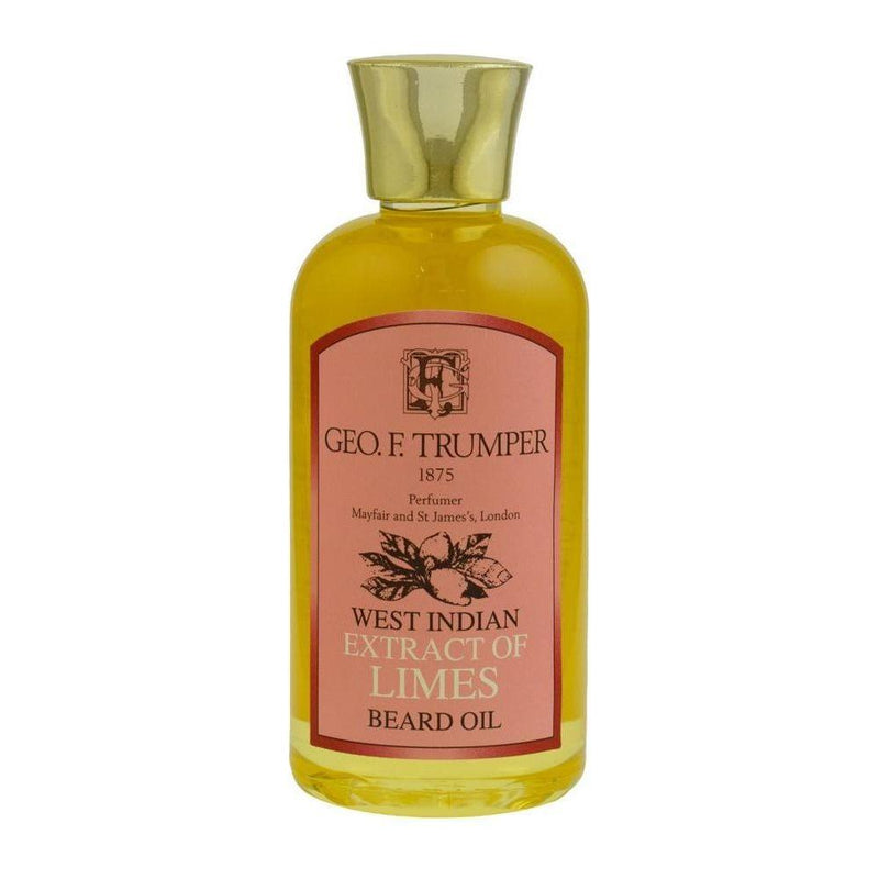 Geo. F. Trumper Geo. F. Trumper Limes Beard Oil Travel Bottle 100ml Beard Oil Dark Khaki