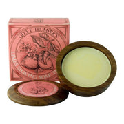 Geo. F. Trumper Geo. F. Trumper Limes Shaving Soap Wooden Bowl 80g Shaving Set Rosy Brown Wooden Bowl