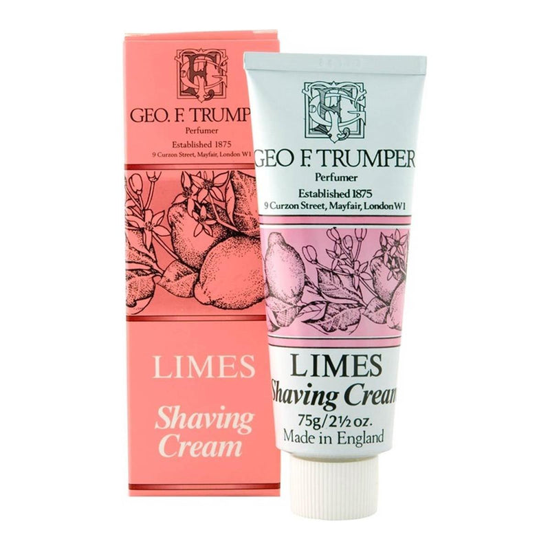 Geo. F. Trumper Geo. F. Trumper Limes Soft Shaving Cream Bowl/Tube Shaving Cream Dark Salmon Tube 75g