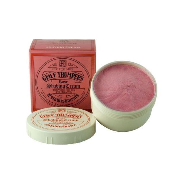 Geo. F. Trumper Geo. F. Trumper Rose Soft Shaving Cream Bowl/Tube Shaving Cream Rosy Brown Bowl 200g