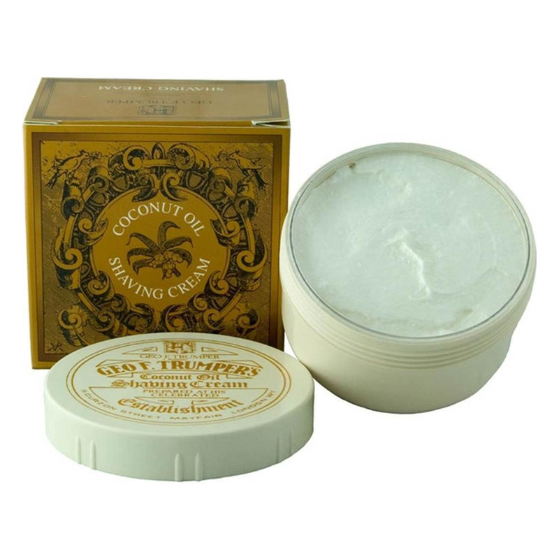 Geo. F. Trumper Geo. F. Trumper Coconut Oil Soft Shaving Cream Bowl/Tube Shaving Cream Gray Bowl 200g